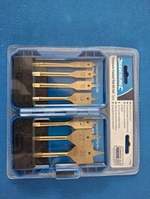 Silverline Titanium-Coated Flat Bit Set 7pce 10 - 32mm