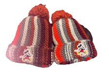 A Lot 2 Kids Disney Junior Mickey Mouse Puff Ball Beanie Pom Winter Hats 2t-5t