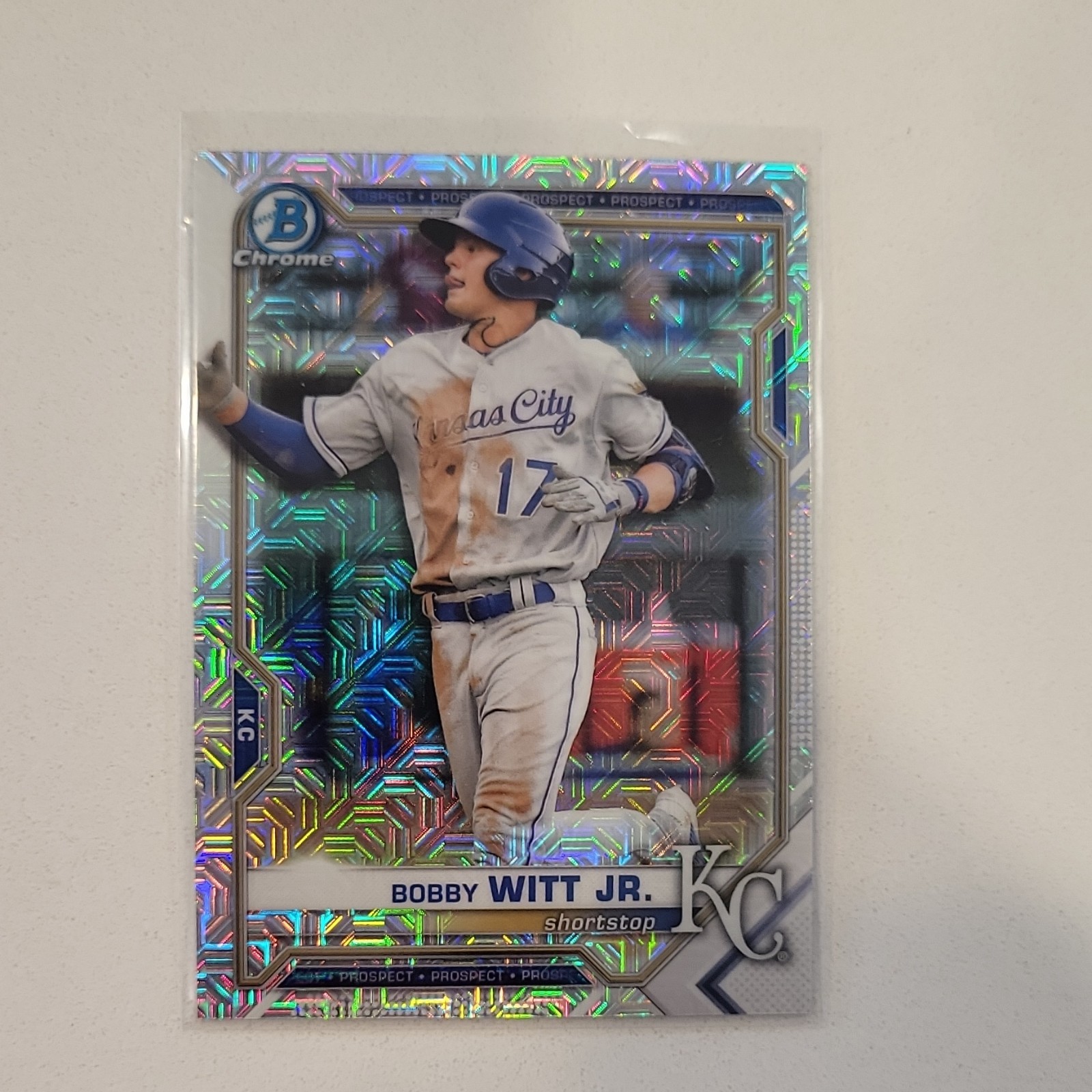 2021 Bowman Chrome Bobby Witt Jr. Mojo Royals #BCP-1