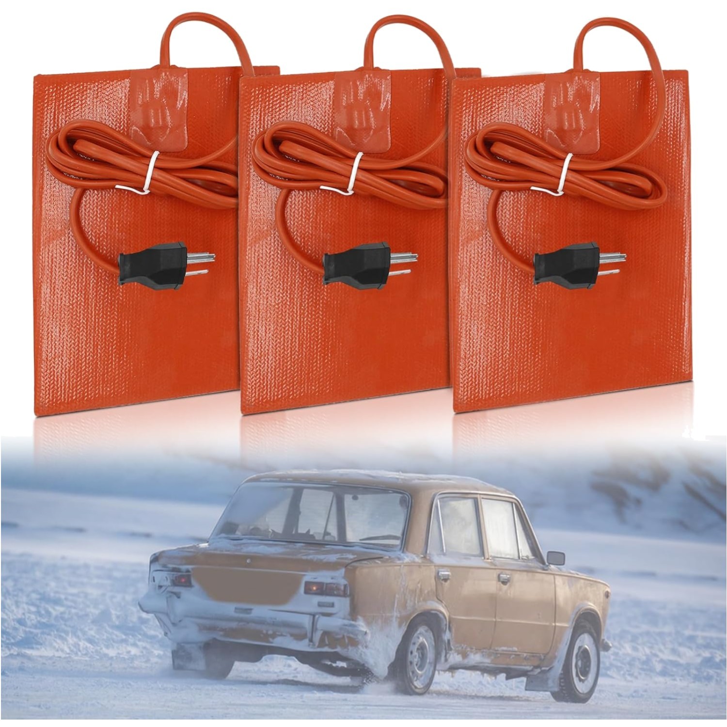6"x8", Car Fuel Tank Heating Pad Self-adhesive 120...
