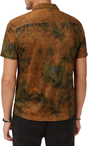 John Varvatos Men's Agosta Camp Shirt - Picture 7 of 11