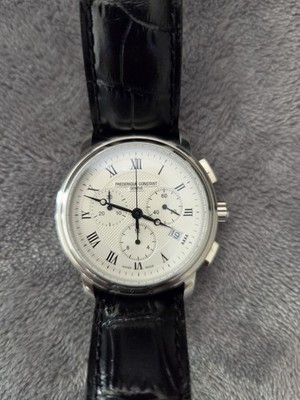 Frederique Constant Classics Quartz Chronograph Watch 40mm - Excellent Condition