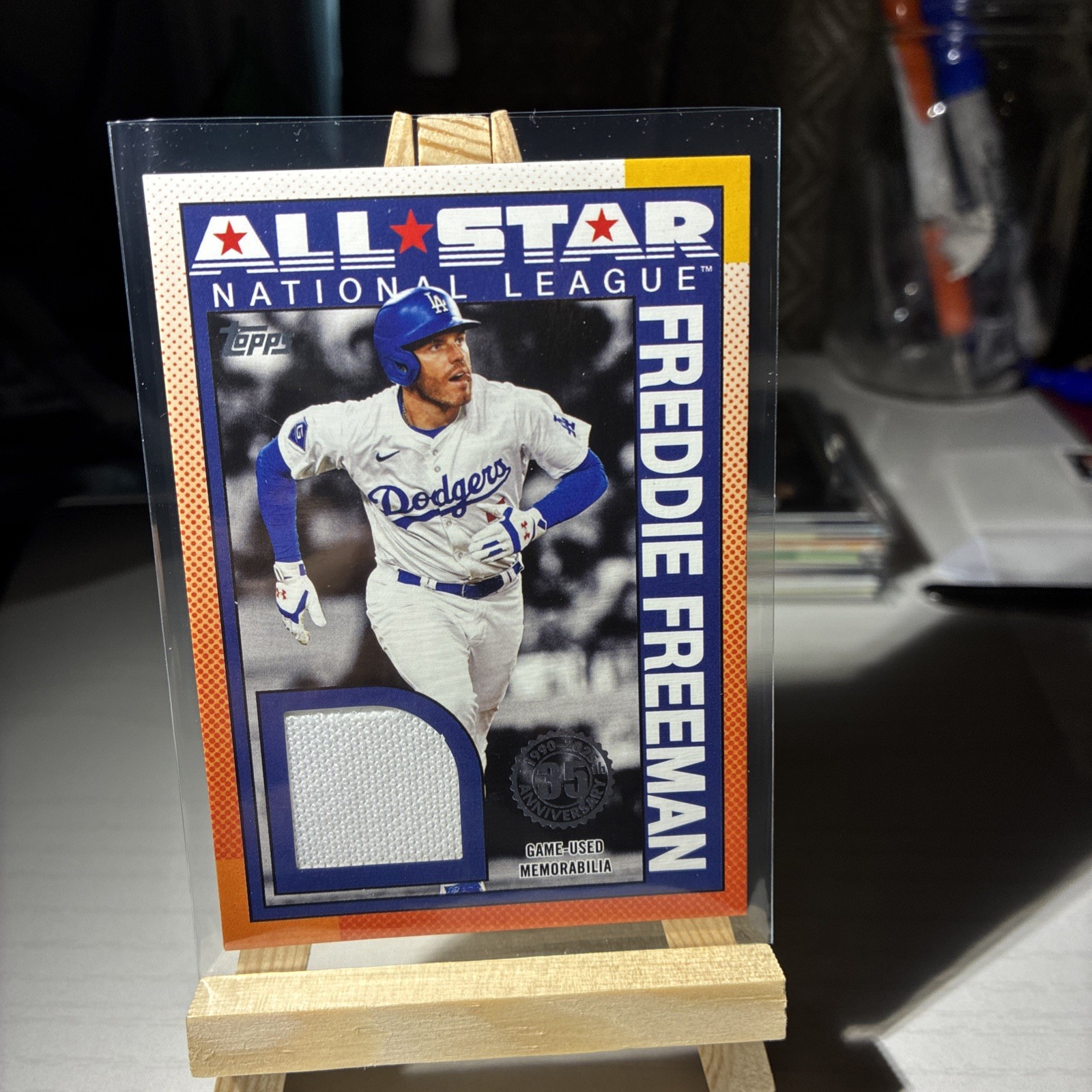 2025 Topps Series 2 Freddie Freeman Dodgers All-Star Game Used Patch Card 90ASR-FF