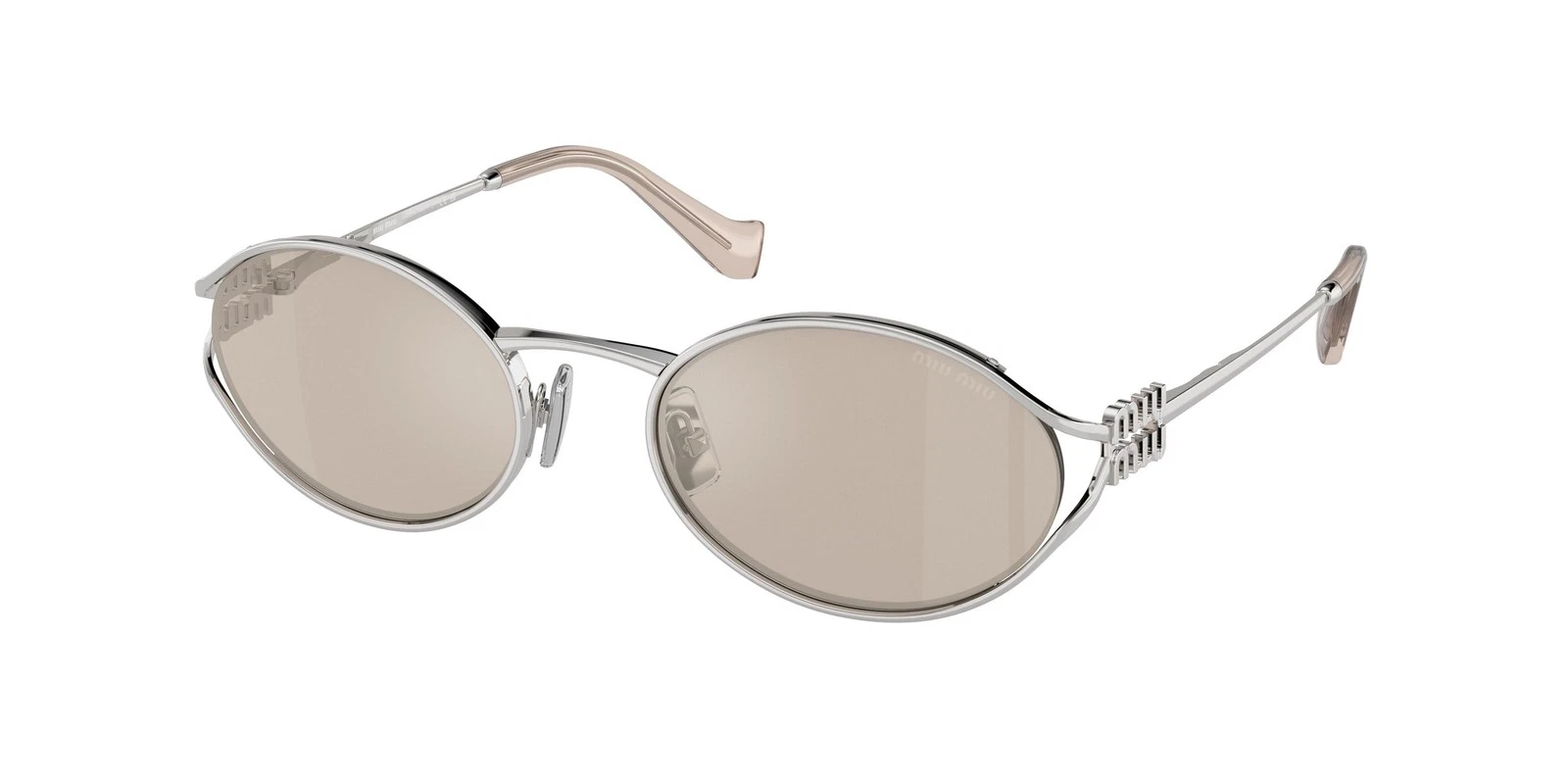 Miu Miu — NEW Miu Miu 52YS Sunglasses 1BC10F Silver 100% AUTHENTIC
