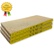3 Pack Cardboard Cat Scratcher Pads Cat Scratching Board for Indoor Cats 16.5
