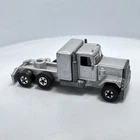 Vintage 1980 Hot Wheels Steering Rigs GMC Silver Blackwall Semi Truck HK CLEAN