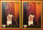 Michael Jordan 1990 Skybox #41 Basketball 2-Card Lot
