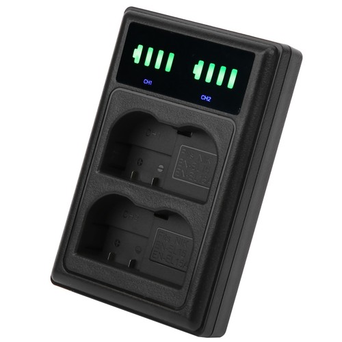 Micro/Type‑C Dual Port Doppel Display Dual Dock Ladegerät Für En‑El1 URS