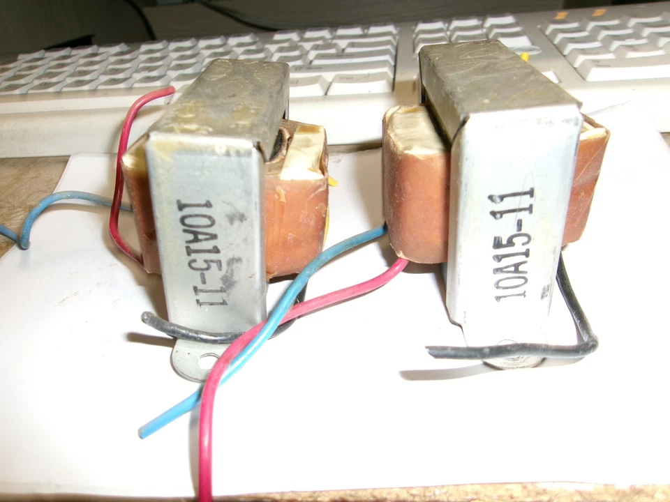 VINTAGE TUBE AMP OUTPUT TRANSFORMER PAIR 6BQ5 SE - Image 2 of 2