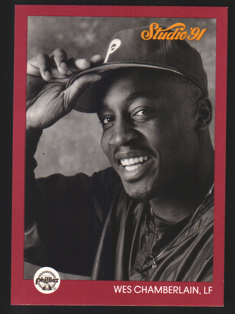 1991 Donruss Studio #211 - Wes Chamberlain RC - Philadelphia Phillies  91-999