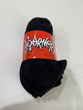 Journeys Black Basic Crew Socks  Size 11-3 youth 