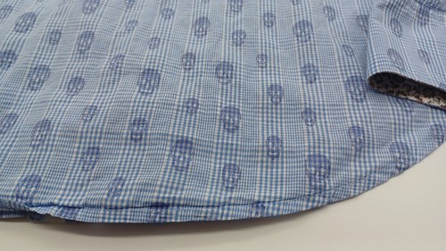 Robert Graham Herren Hemd Classic Fit, Totenköpfe, Knopfleiste. Med. D2151 - Bild 14 von 20