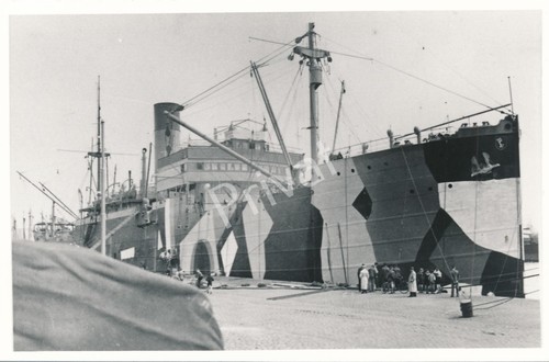 Photo Kriegsmarine transporteur Dessau Norvège 1940 M1.77