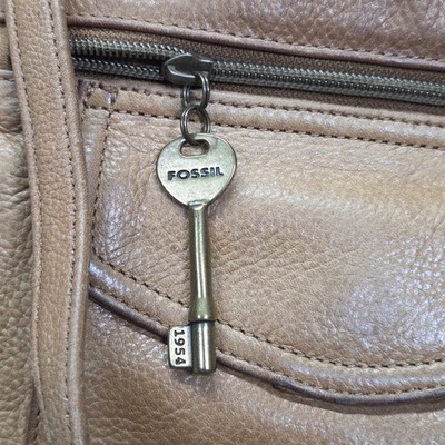 FOSSIL 75082 Vintage Y2k Pebbled Brown Soft Leather Crossbody