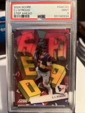 2024 CJ Stroud Texans “Step Ahead” Case Hit Score PSA 9