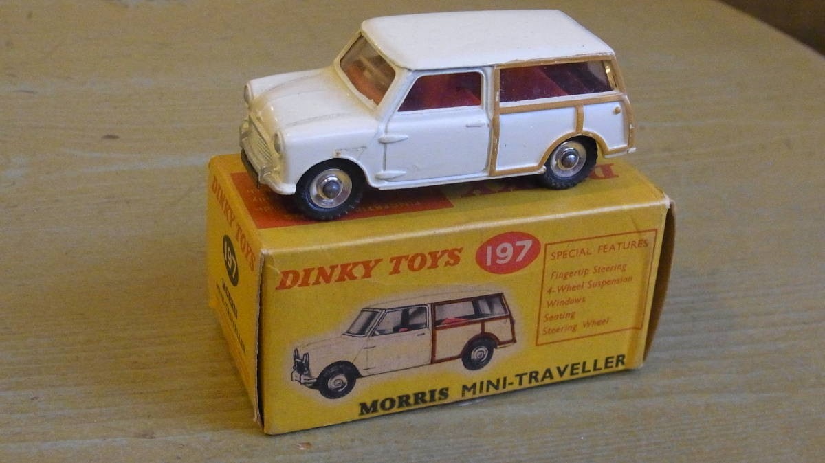 DINKY TOYS 197 MORRIS MINI-TRAVELLER 箱付き Dinky 197, Morris Mini Traveller - Free Price Guide & Review