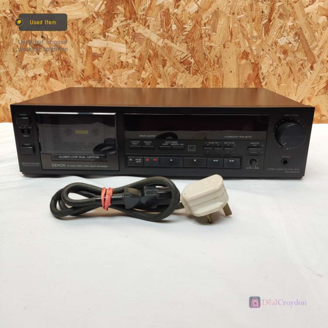 DENON DR-M44HX SF 3 HEAD DIRECT DRIVE STEREO CASSETTE DECK NO