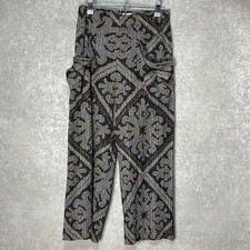 PLEATS PLEASE ISSEY MIYAKE PP91-JF561 Pants, Black/Silver, Size 5, Made in Japan