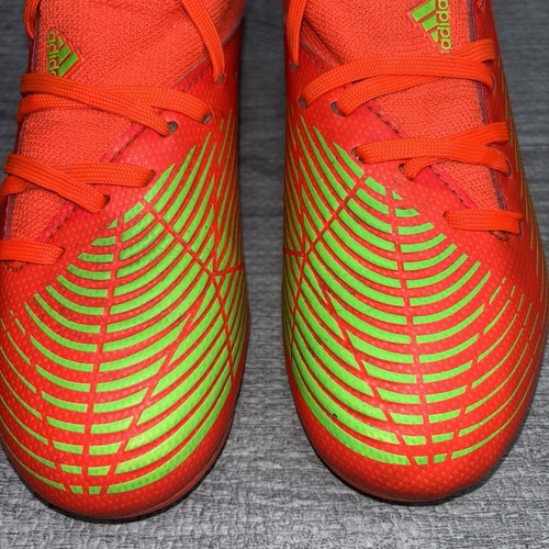 Adidas Predator Edge.3 Low FG Youth Soccer Cleats Size 12K Orange Volt - Picture 3 of 11