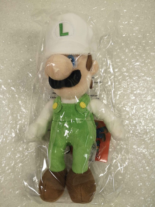 Peluche Luigi de Feu cadeau d'anniversaire idéal pour fan de Super Mario