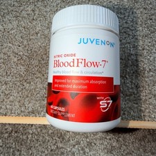 Juvenon BLOODFLOW-7 Blood Circulation - 60 Capsules Nitric Oxide Flow NEW Sealed