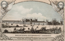 1876 - Worlds Fair Philadelphia Main Building...