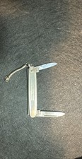 Vintage Impartial Us Prov Made In USA 2 Blade Folding Pocket Knife