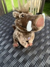 Disney's THE LION KING PUMBAA TALKING PLUSH Stuffed Animal SOFT TOY NEW NWT
