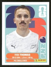 2026 USA Fifa World Cup Panini Sticker RYAN THOMAS New Zealand NZL12