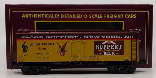 MTH 20-94451 O Knickerbocker Beer NJ Hi-Railers 36' Woodside Reefer #12182013 LN | Zustand: Used