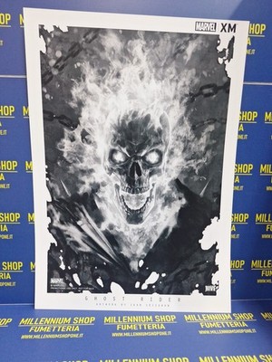Ghost Rider Artwork Skan Srisuwan Xm Studio Marvel Kunstdruck Poster 43x30 cm