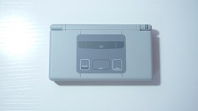 Nintendo DS Lite Nintendo Super Famicom SFC SNES Gray Handheld System w/ Charger