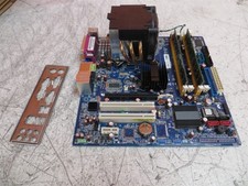 Placa madre Dynamic E150630 Pentium 4 3,4 GHz 2 GB de RAM y protector de E/S