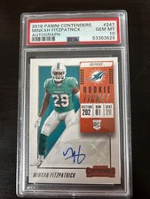 Contenders Minkah Fitzpatrick Signed Rookie Card 