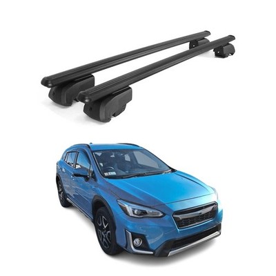 OMAC Black Flush-Mounted Roof Rails Cross Bars
