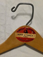VTG Between 1930's-1950's Wishbone w Trouser Rod Timely Clothes Mens Wear