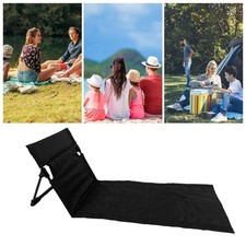 Folding Beach Lounge Chair Outdoor Sunlight Lounger Seats with Carry Bag PN