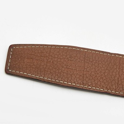 Hermes H 80 CM Reversible Buckle Belt NoirGold Box and Togo