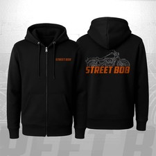 Harley-Davidson Dyna Street Bob FXDB  FXDBI 2006-2017 - Motorcycle ZIP Hoodie