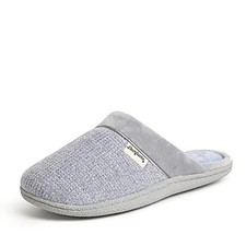 Women's Slip On Memory Foam Comfort Samatha Scuff House Slipper with 7-8 Sleet