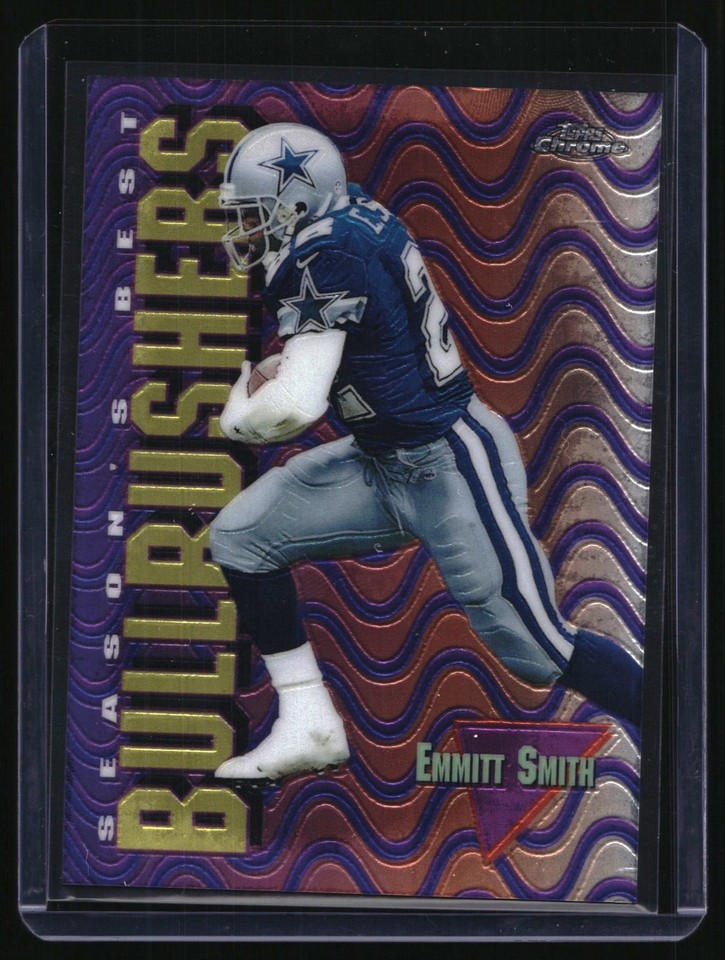 1999 Topps Chrome Season's Best Bullrushers #SB5 Emmitt Smith 1999 Topps Chrome Season's Best Bullrushers #SB5 Emmitt Smith