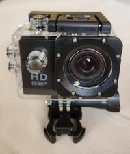 OURLIFE HD 1080P Waterproof Camera w/Multiple Mount Accessories & 32GB MicroDisk