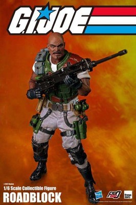 g.i. joe roadblock actionfiguren scale 1/6 von threezero für Sammler