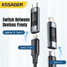 USB Type C Female to iOS Male Adapter For iPhone 17/16/15/14/13/12/11/XR/XS/