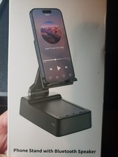 Cell Phone Stand with Wireless Bluetooth Speaker NIB
