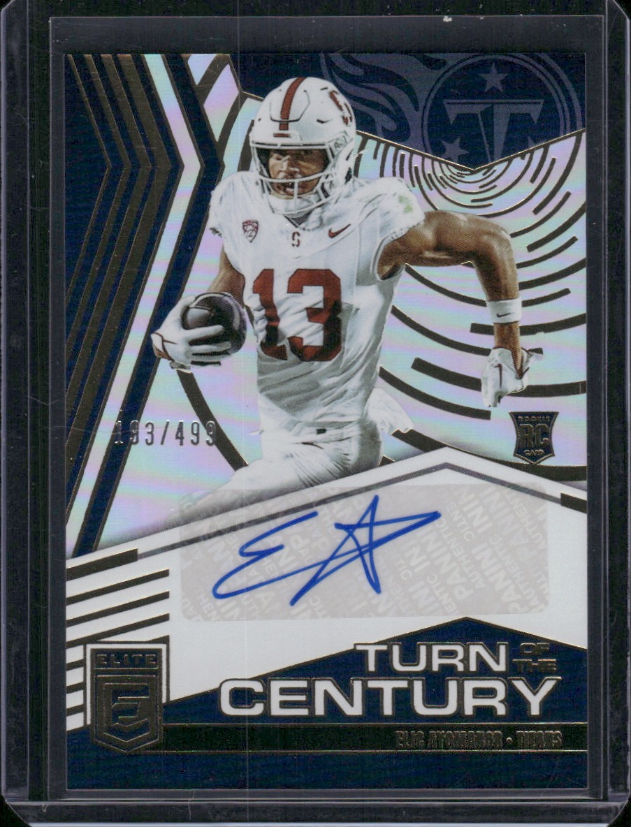 2025 Donruss Elite #TOC-EAY Elic Ayomanor Turn of the Century Autographs #/499