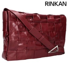 Bottega Veneta Maxi Cassette 691407 VCQ71 3724 Intrecciato Leather Shoulder Used