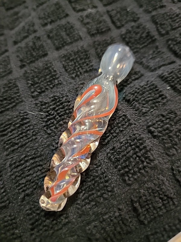 GLASS CHILLUM PIPE TOBACCO SMOKING