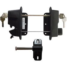 Heavy-Duty Keystone Zinc Diecast Gate Latch | Keyed Alike, 2-Sided Functionality