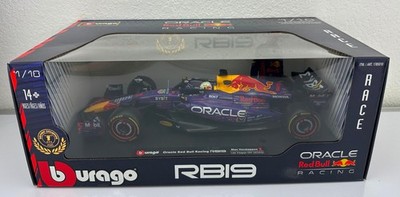 BBURAGO 1/18 - RED BULL RB19 - WORLD CHAMPION WINNER LAS VEGAS GP 2023 (M. VERST